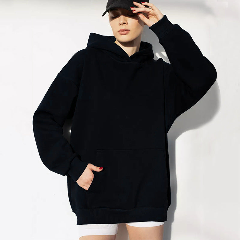 Women's Long-sleeved Hooded Sweater