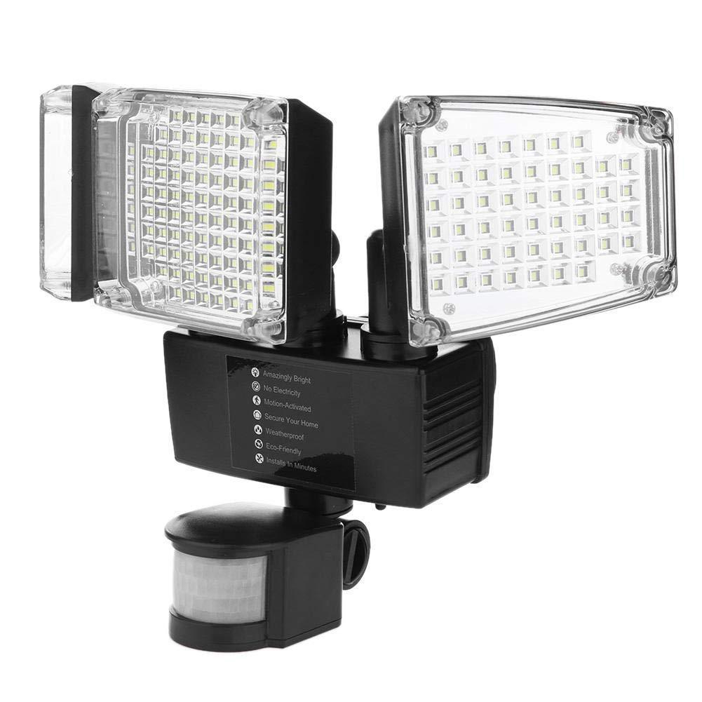 Solar garden light 188LED three head light