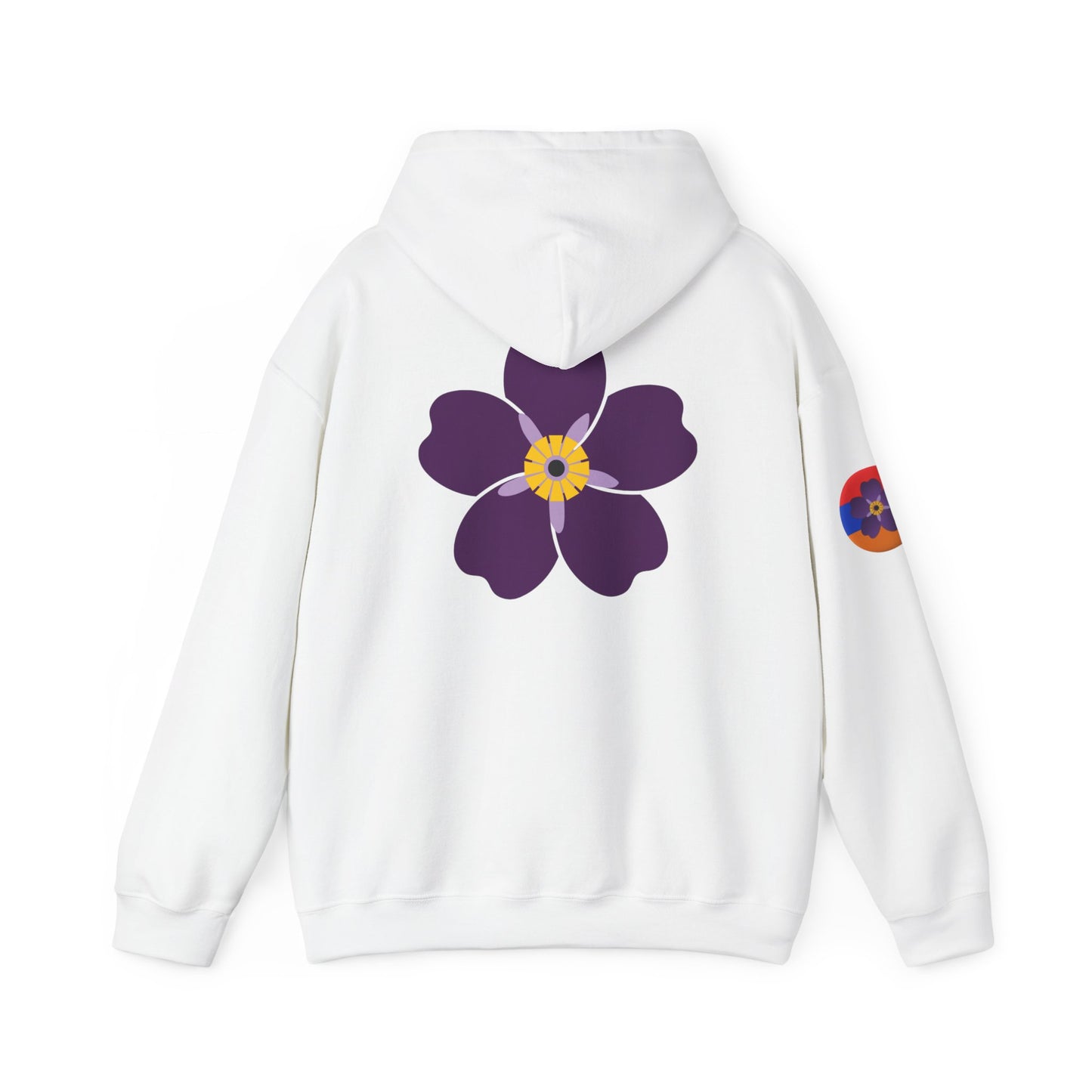 for Armenian genocide never again Unisex Heavy Blend™ Hooded Sweatshirt Special for Armenian lovely people  genocide flower never again