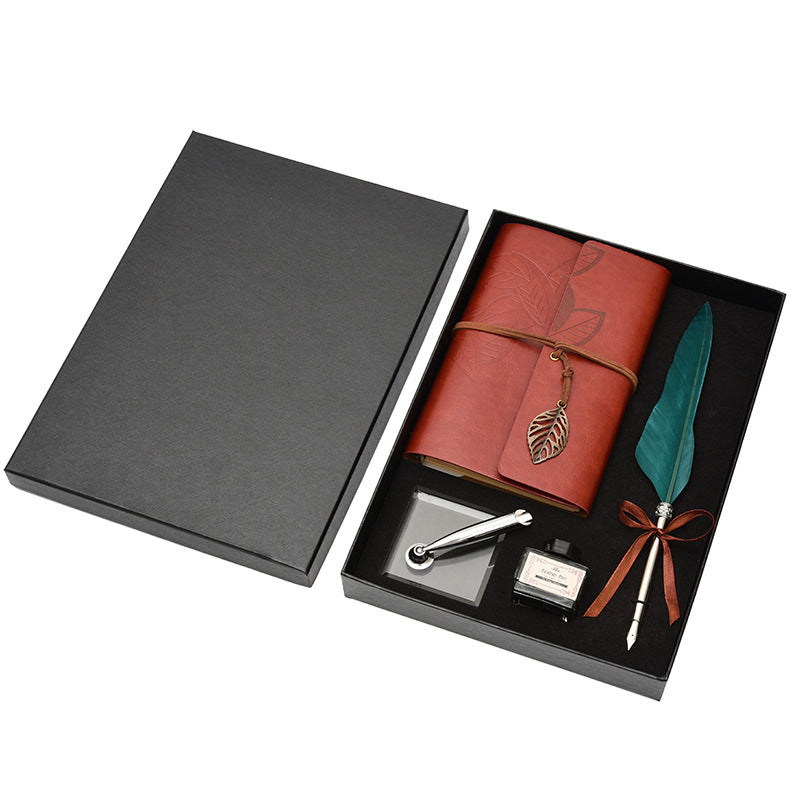 Feather Dip Pen Gift Set