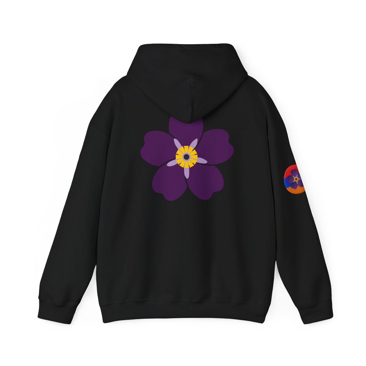 for Armenian genocide never again Unisex Heavy Blend™ Hooded Sweatshirt Special for Armenian lovely people  genocide flower never again