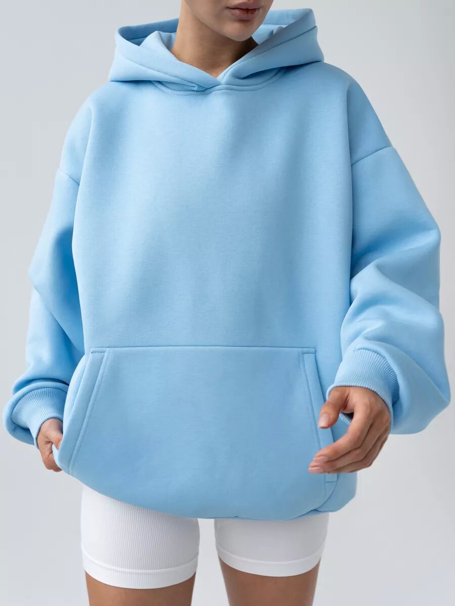 Women's Long-sleeved Hooded Sweater