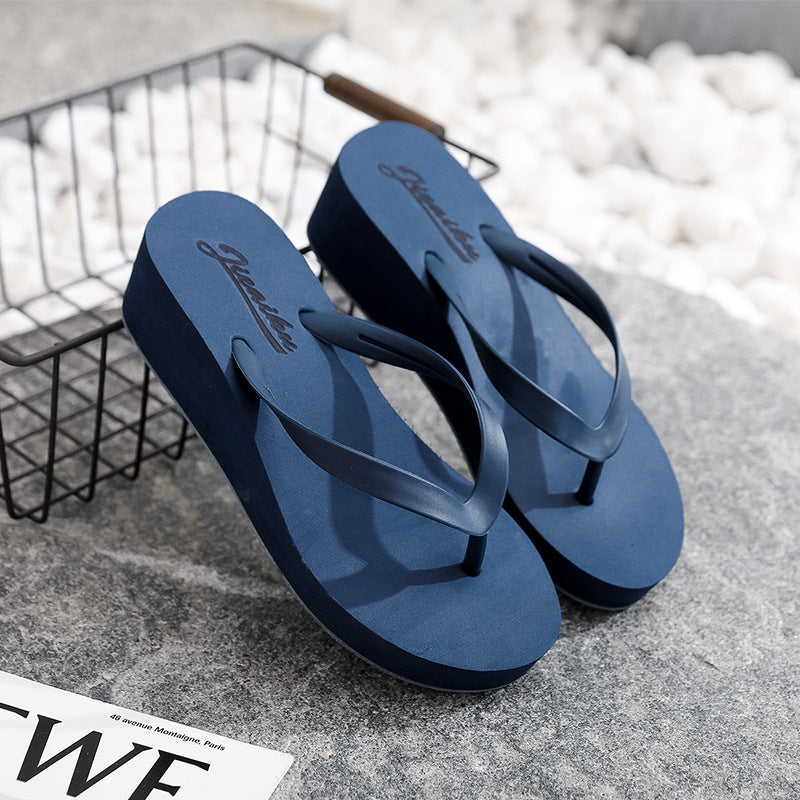 Fashion Personality Summer Wedge Flip-flops Women