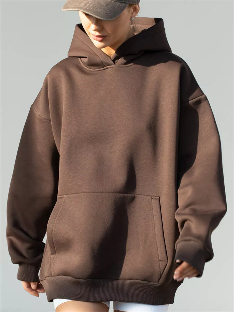 Women's Long-sleeved Hooded Sweater