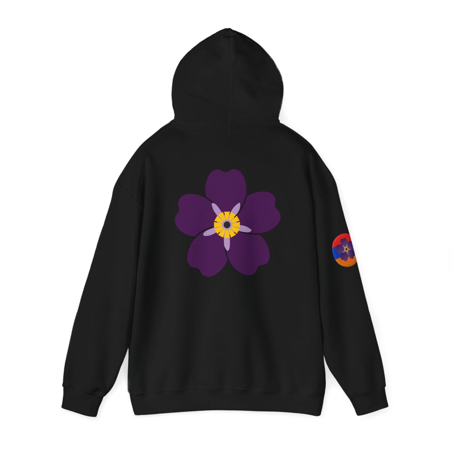 for Armenian genocide never again Unisex Heavy Blend™ Hooded Sweatshirt Special for Armenian lovely people  genocide flower never again