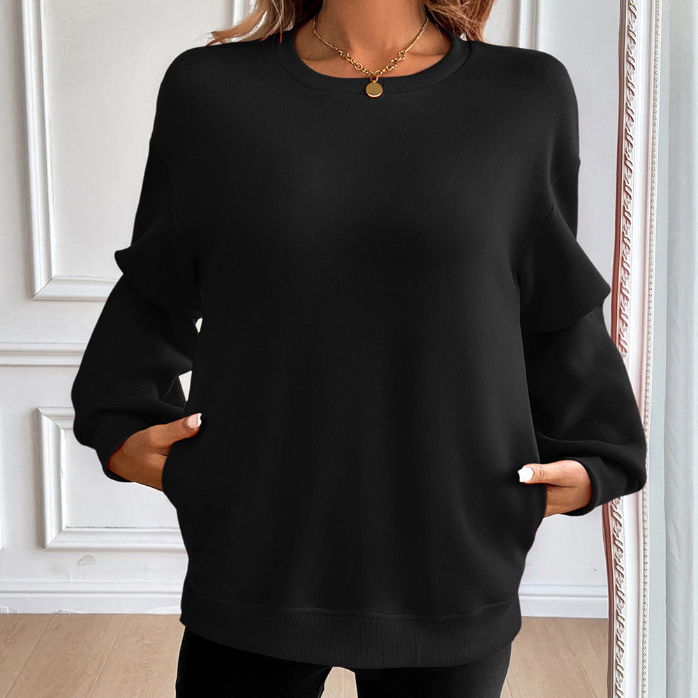 Loose Long Sleeve Casual Sweatshirt Women