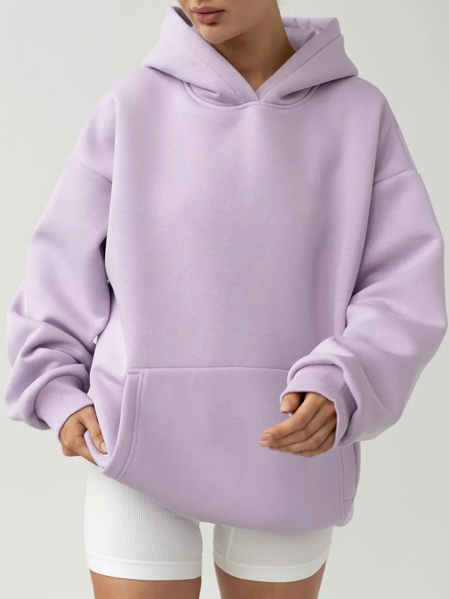 Women's Long-sleeved Hooded Sweater