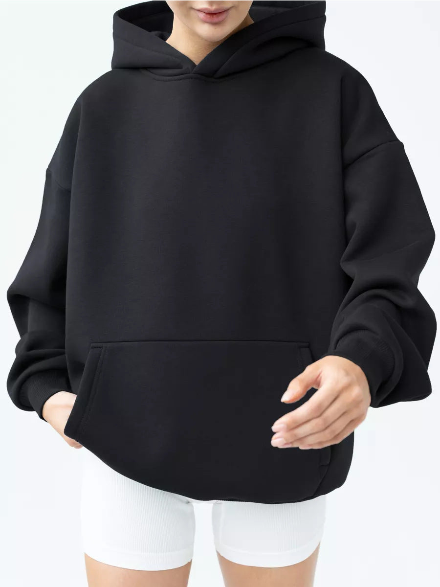 Women's Long-sleeved Hooded Sweater