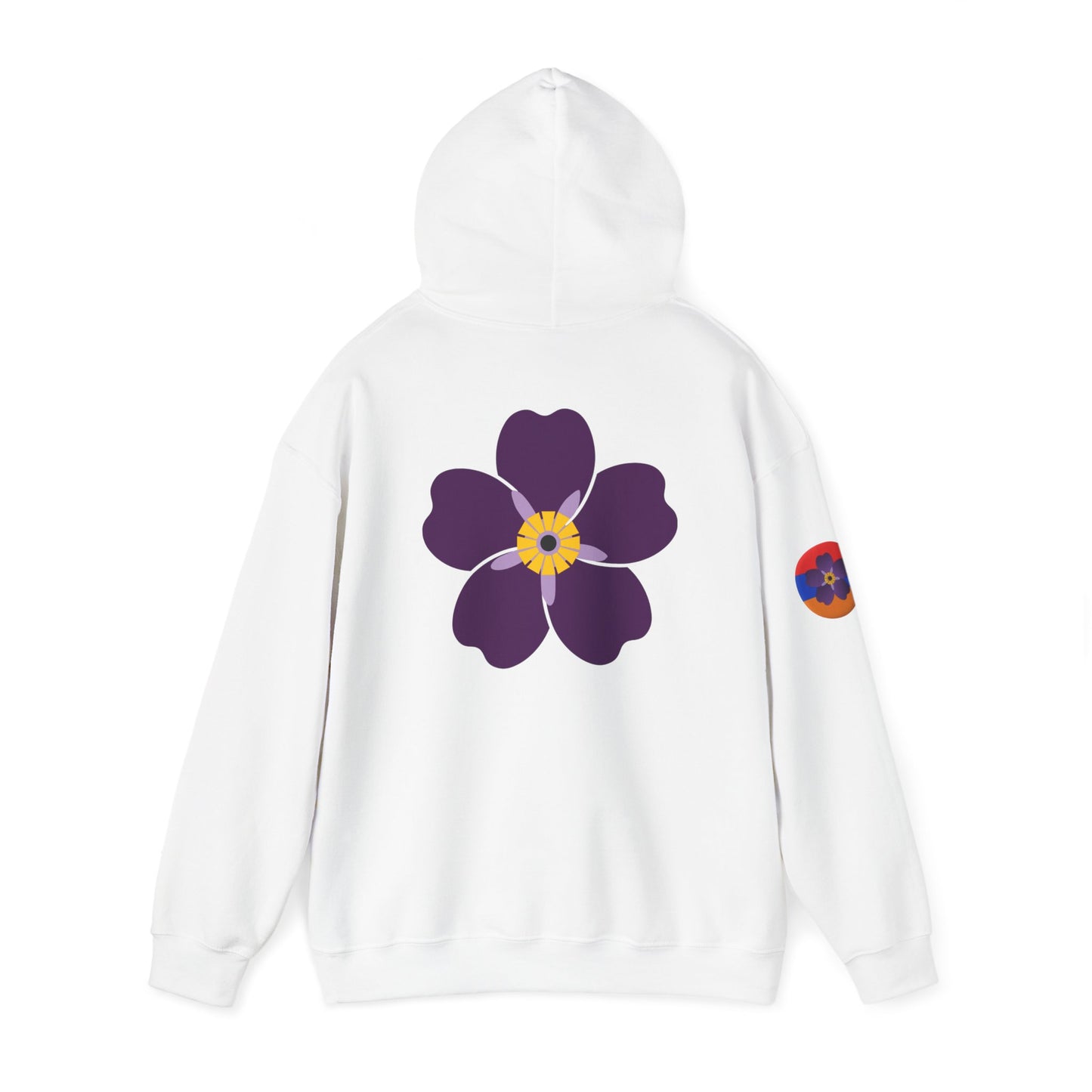 for Armenian genocide never again Unisex Heavy Blend™ Hooded Sweatshirt Special for Armenian lovely people  genocide flower never again