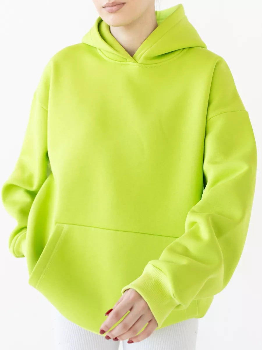 Women's Long-sleeved Hooded Sweater