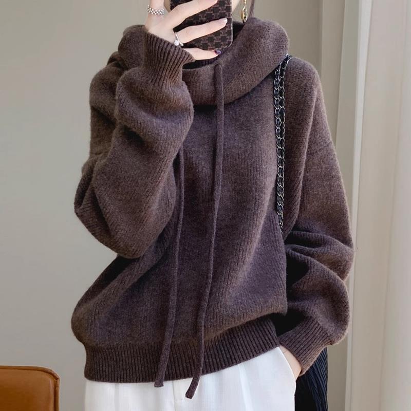 Thicken Lazy Style All-match Long-sleeved Sweater For Women