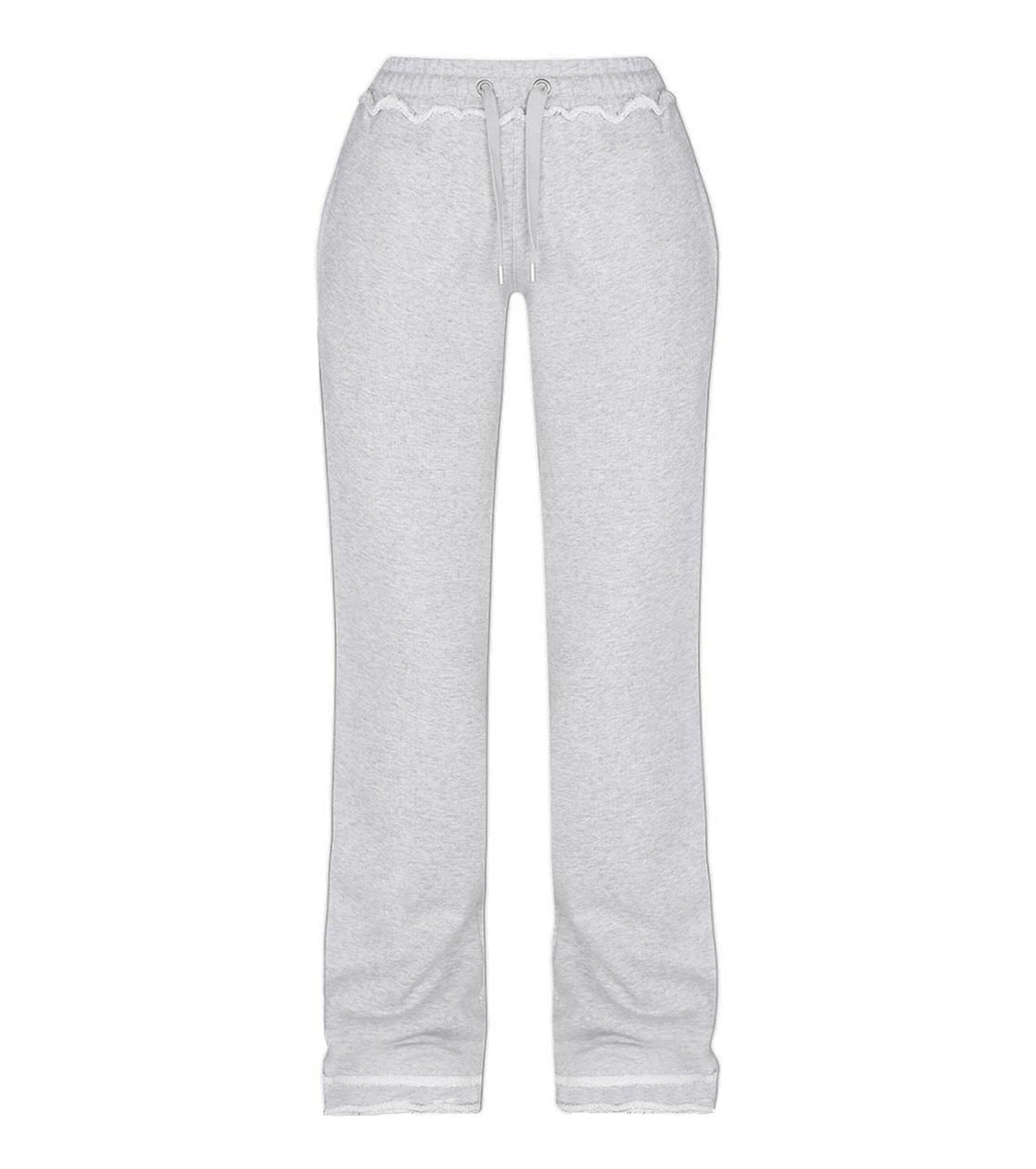 Polyester Casual Cropped Hoodie Trousers Suit