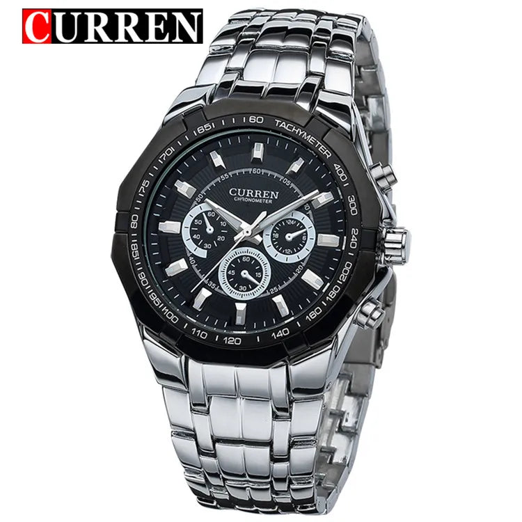 New CURREN Watches Men Top Luxury Brand Hot Design Military Sports Wrist watches Men Digital Quartz Men Full Steel Watch