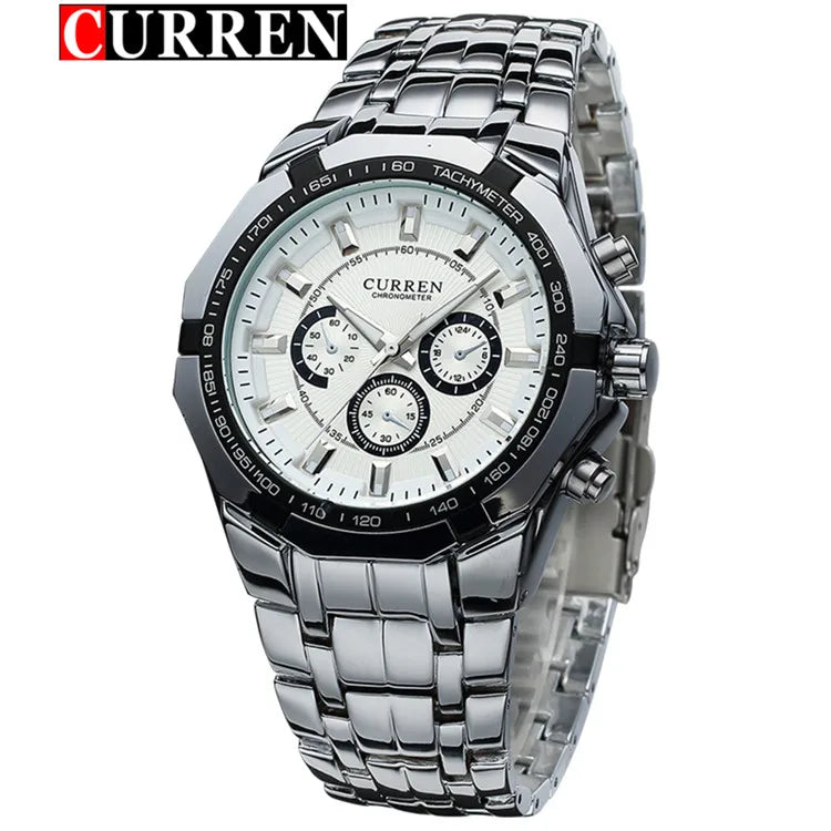 New CURREN Watches Men Top Luxury Brand Hot Design Military Sports Wrist watches Men Digital Quartz Men Full Steel Watch