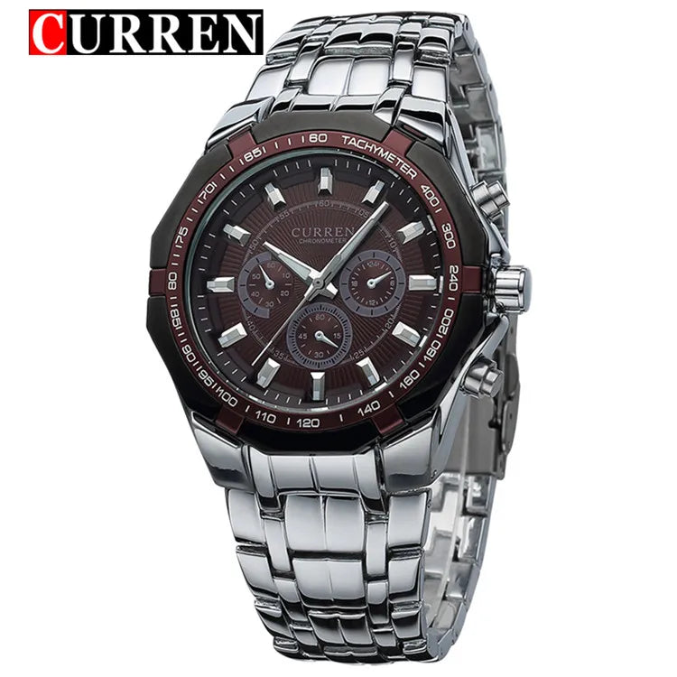 New CURREN Watches Men Top Luxury Brand Hot Design Military Sports Wrist watches Men Digital Quartz Men Full Steel Watch