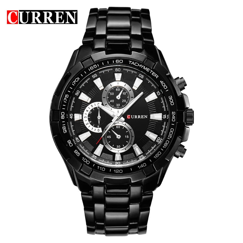 New CURREN Luxury Brand Watches Men Quartz Fashion Casual Male Sports Watch Full Steel Military Watches Relogio Masculino