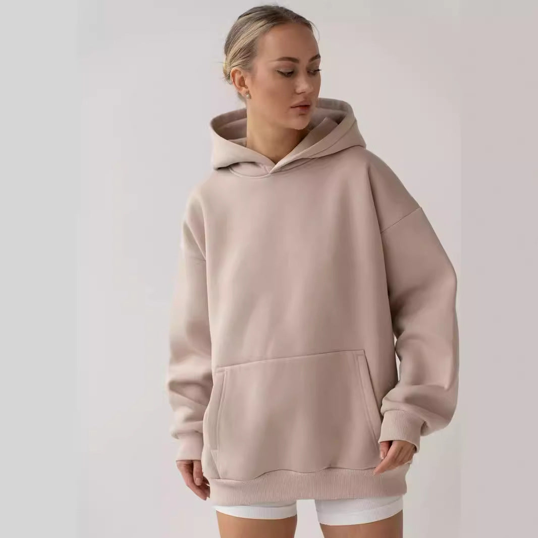 Women's Long-sleeved Hooded Sweater