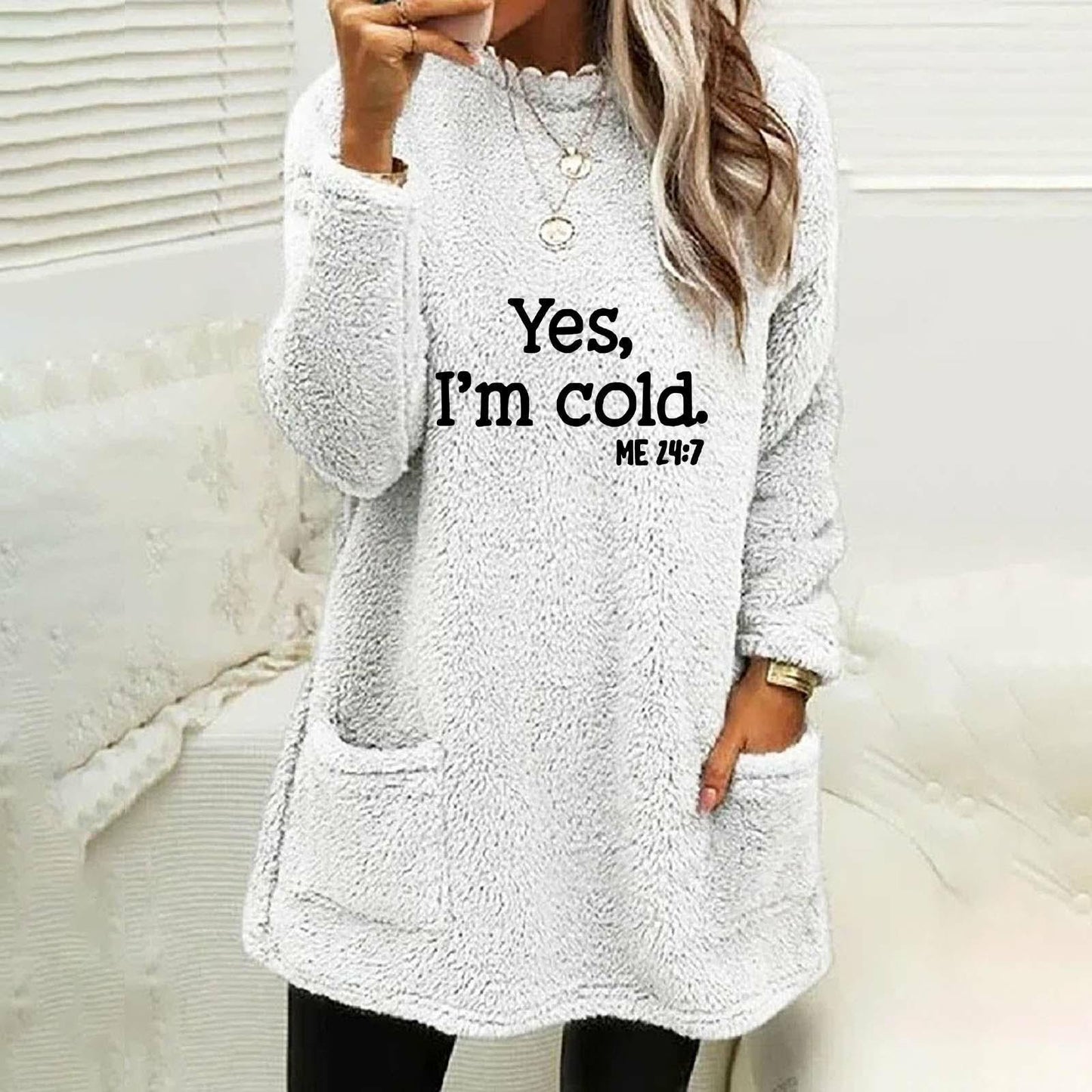 Autumn And Winter New Loose Long Sleeve Letter Printed Crew Neck Sweatshirt