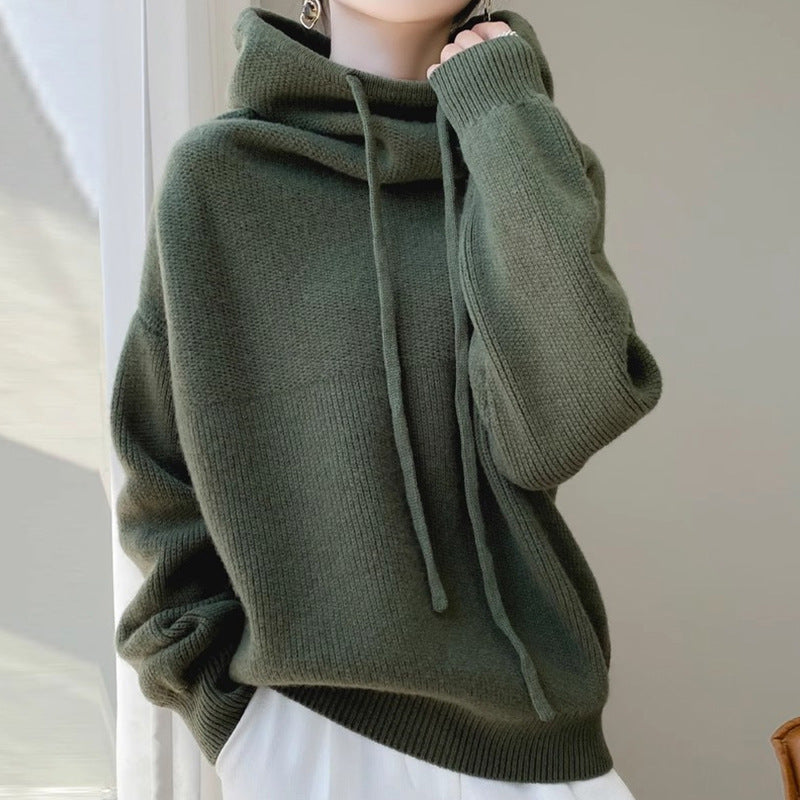 Thicken Lazy Style All-match Long-sleeved Sweater For Women