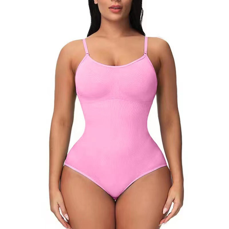 Plus Size Postpartum Hip Lifting Seamless Shapewear Women's Bodysuit