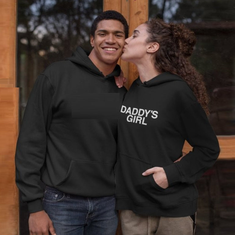 DADDY DADDY'S GIRL Couple Wear Hooded Sweater