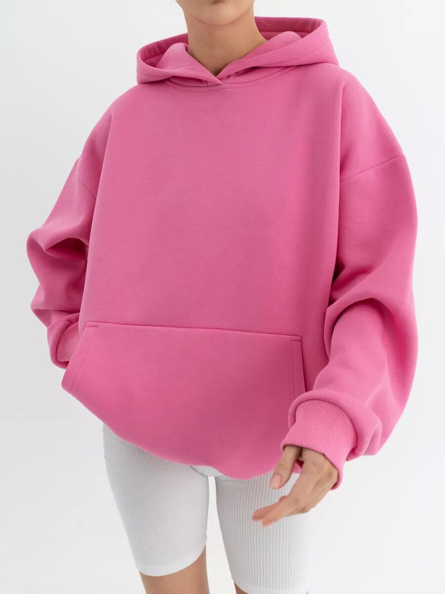 Women's Long-sleeved Hooded Sweater