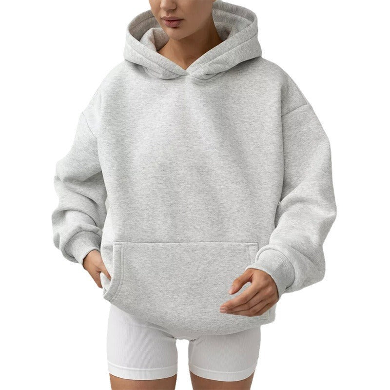 Women's Long-sleeved Hooded Sweater