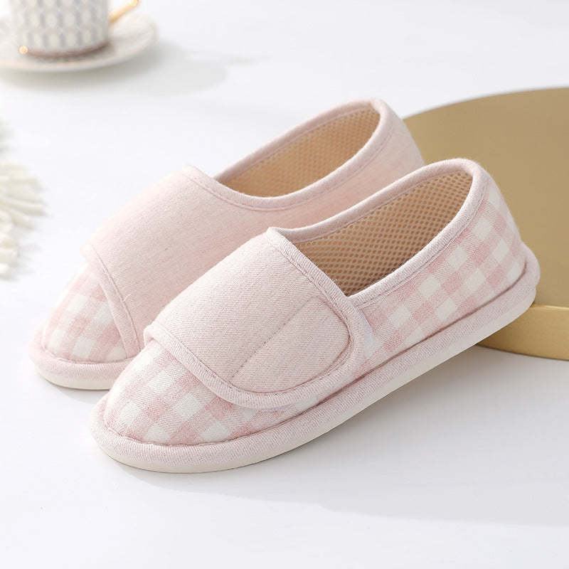 Spring And Autumn Home Thin Pregnant Women Postpartum Maternity Plus Size Confinement Shoes Soft Bottom Non-slip