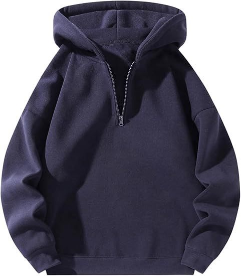 American Casual Zipper Hoodie Loose Sports Sweater